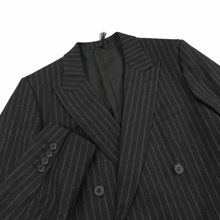 Excellent Dior HOMME suit 03AW Hedi Slimane Luster Period Charcoal gray