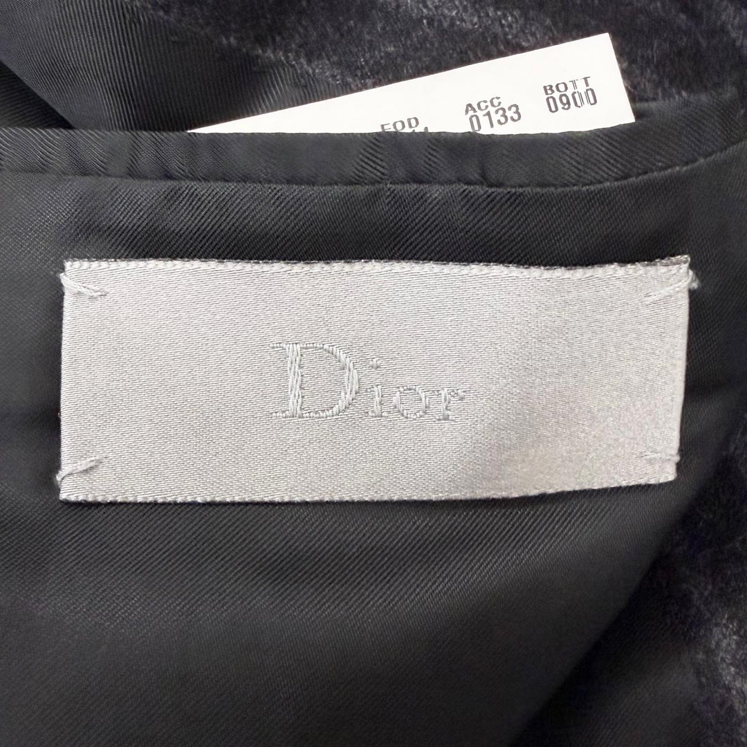 Excellent Dior HOMME suit 03AW Hedi Slimane Luster Period Charcoal gray