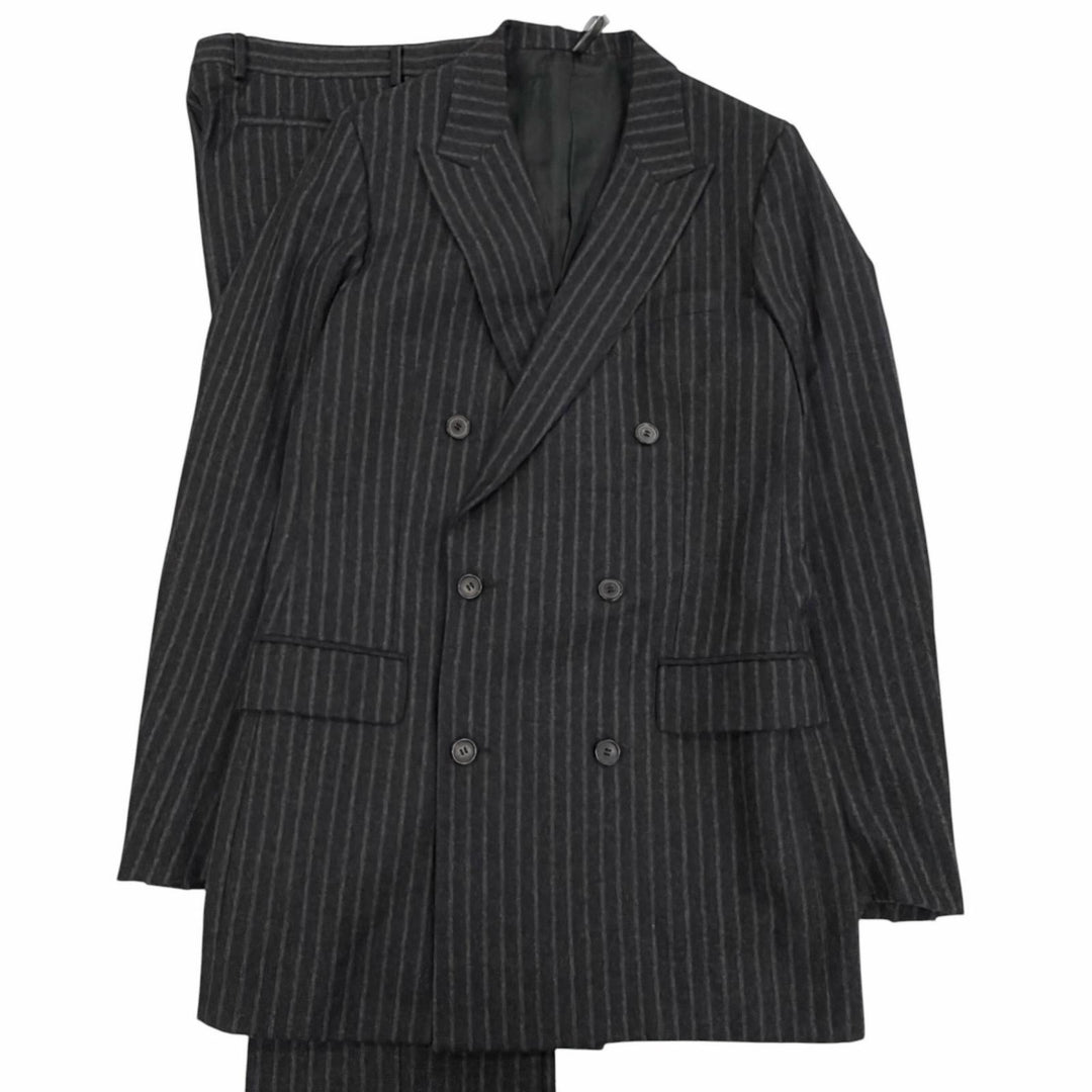 Excellent Dior HOMME suit 03AW Hedi Slimane Luster Period Charcoal gray