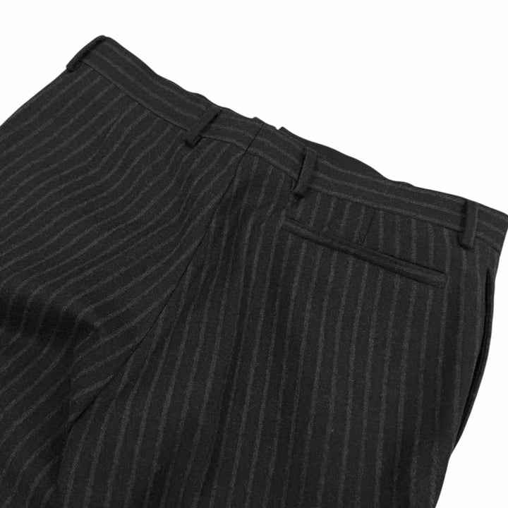Excellent Dior HOMME suit 03AW Hedi Slimane Luster Period Charcoal gray