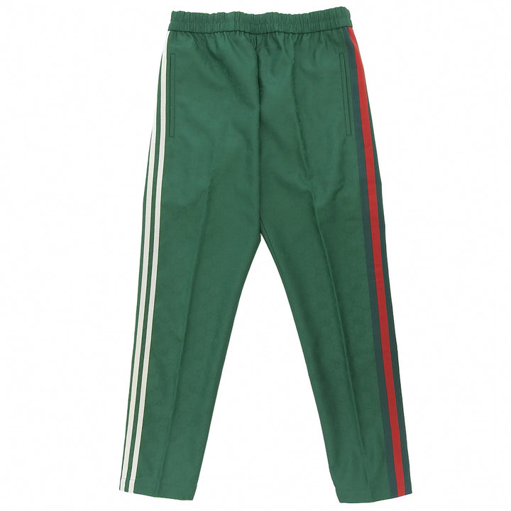 Excellent GUCCI adidas Pants GG logo, Sherry line, Three Stripes Track 48 702183