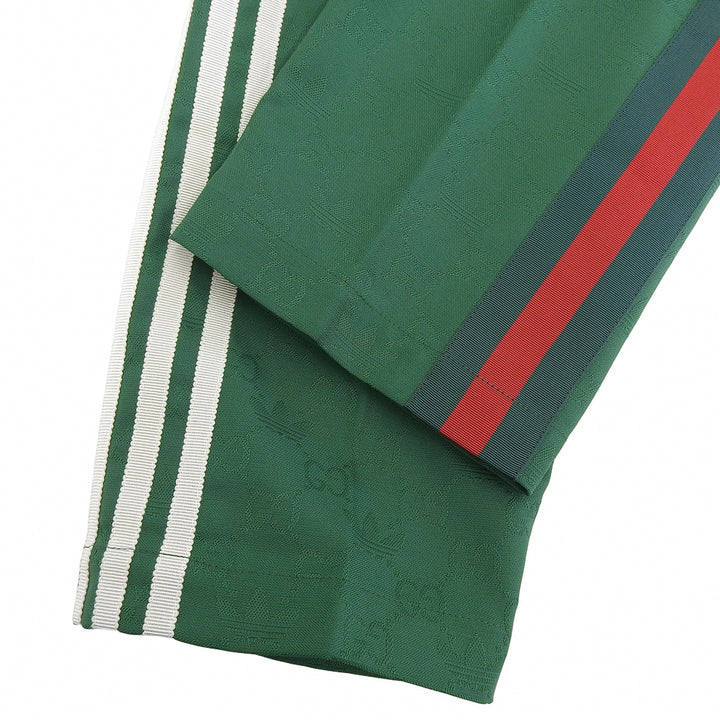 Excellent GUCCI adidas Pants GG logo, Sherry line, Three Stripes Track 48 702183
