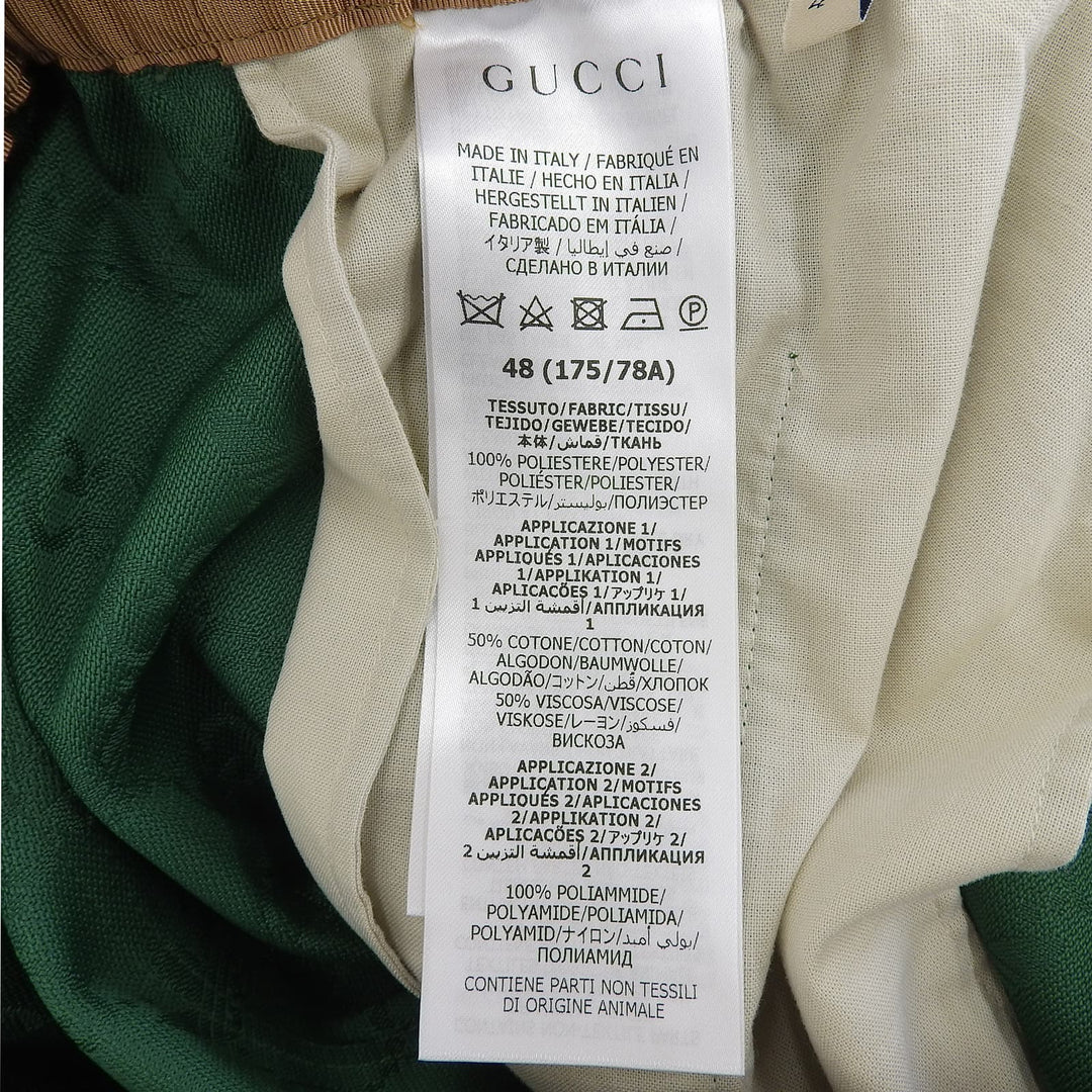 Excellent GUCCI adidas Pants GG logo, Sherry line, Three Stripes Track 48 702183