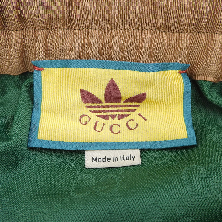 Excellent GUCCI adidas Pants GG logo, Sherry line, Three Stripes Track 48 702183