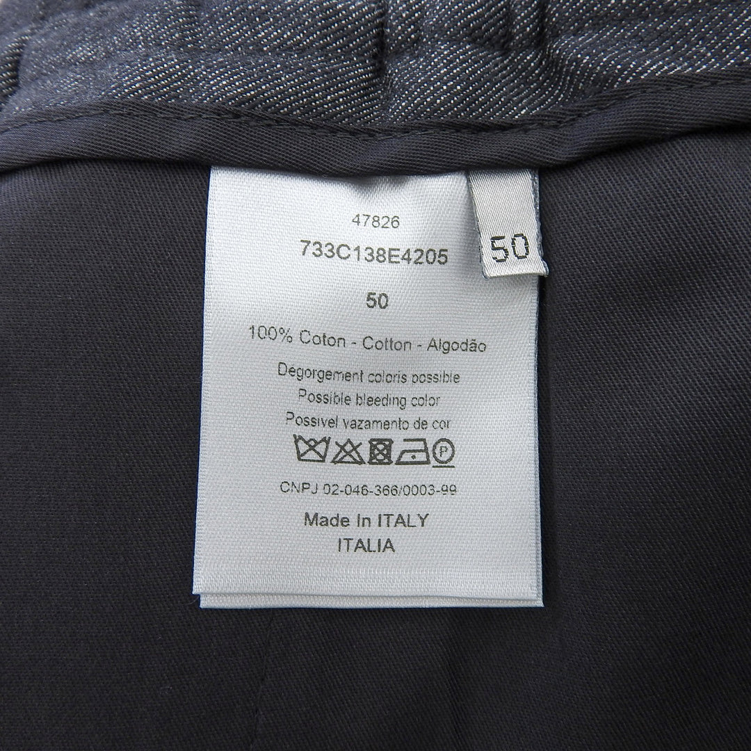 Excellent DIOR Pants Center-creased denim easy-fit jeans mens 50 733C138E4205