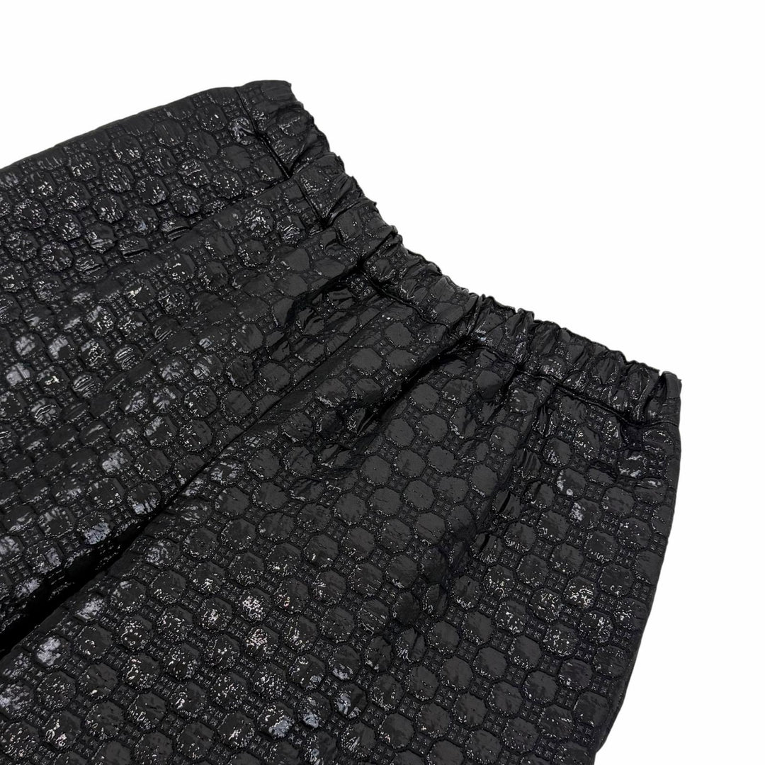 Pristine COMME des GARCONS Glitter honeycomb gaucho pants acetate M GO-P026