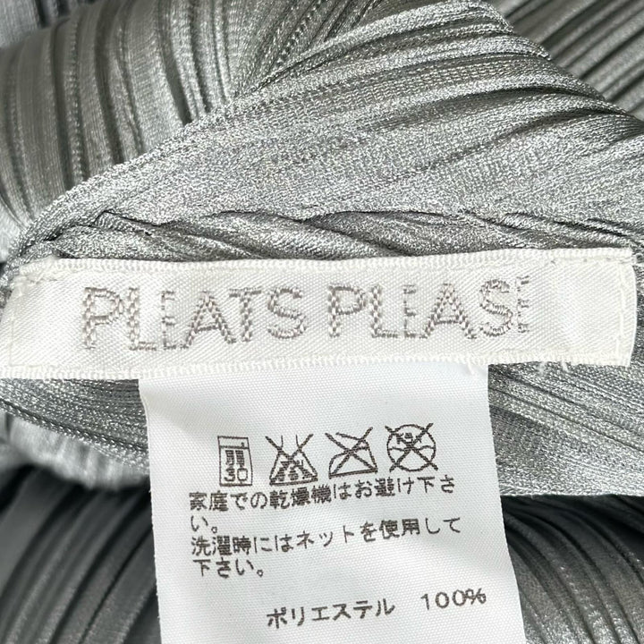 Great PLEATS PLEASE Tunic Shiny Pleated gray polyester Women 3 PP33-JT207
