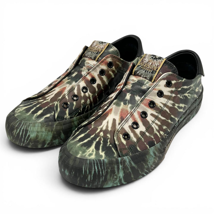 Excellent Valentino Garavani Low cut sneakers Orange Pattern multicolor mens 39