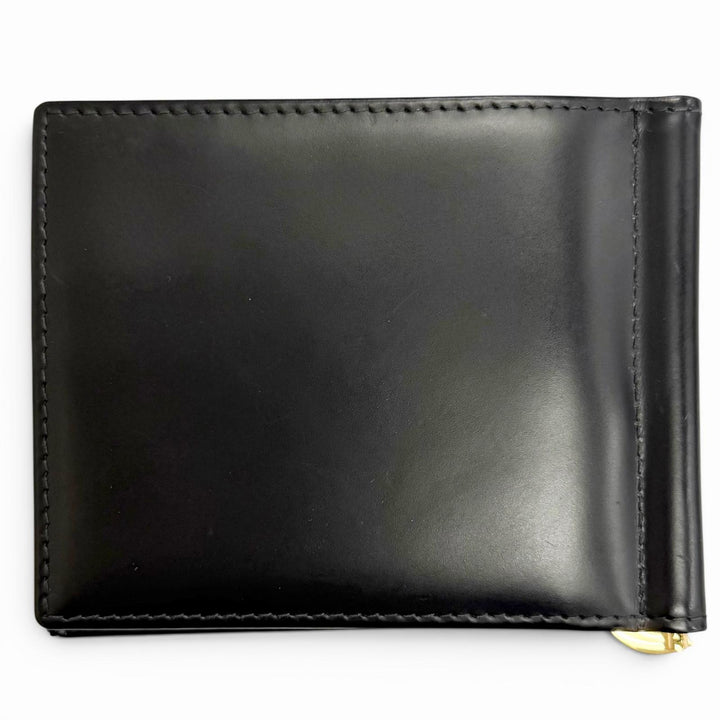 Great ETTINGER Money clip BRIDLE HIDE COLLECTION MONEY CLIP PURSE black leather