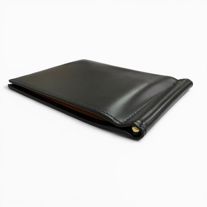 Great ETTINGER Money clip BRIDLE HIDE COLLECTION MONEY CLIP PURSE black leather