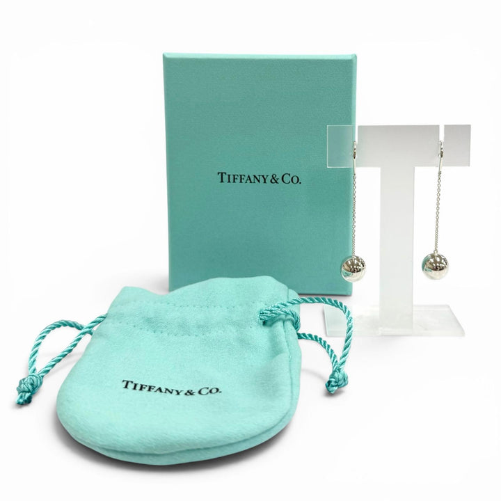 Excellent TIFFANY&Co. Pierce Ball piercing Silver 925 Women