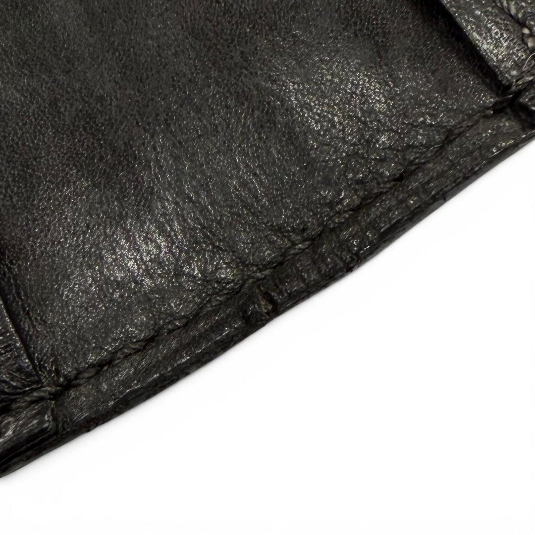 Very Good Berluti Bill Compartment black leather mens