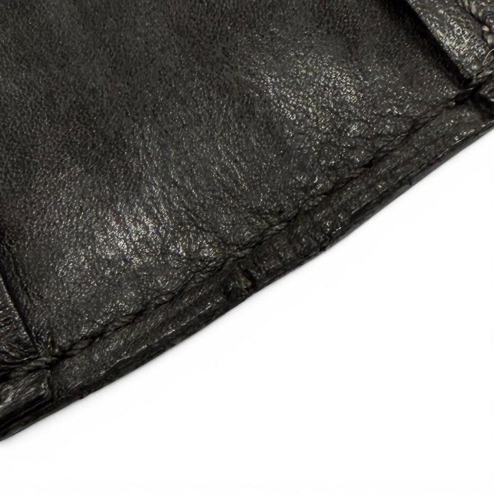 Very Good Berluti Bill Compartment black leather mens