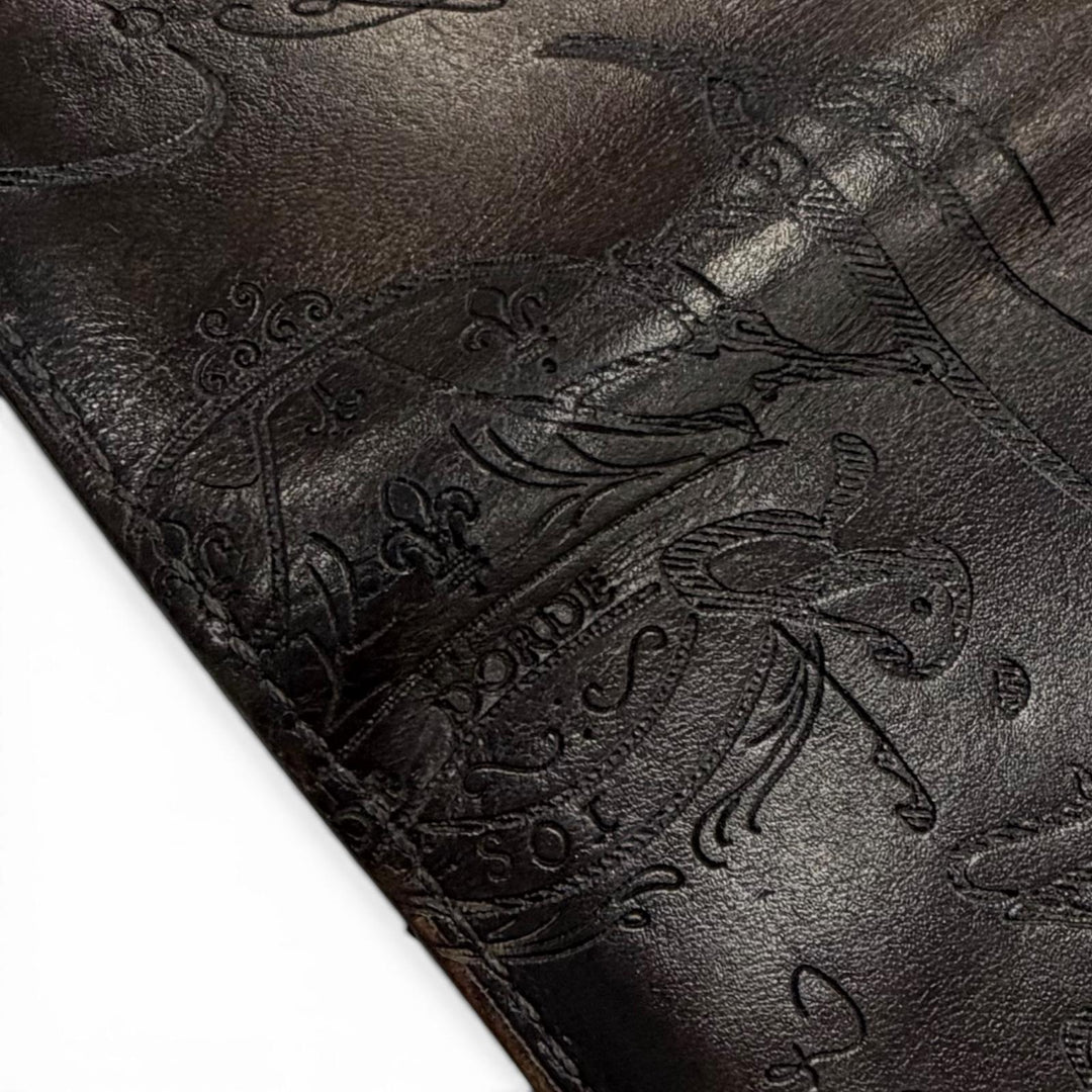 Very Good Berluti Bill Compartment black leather mens