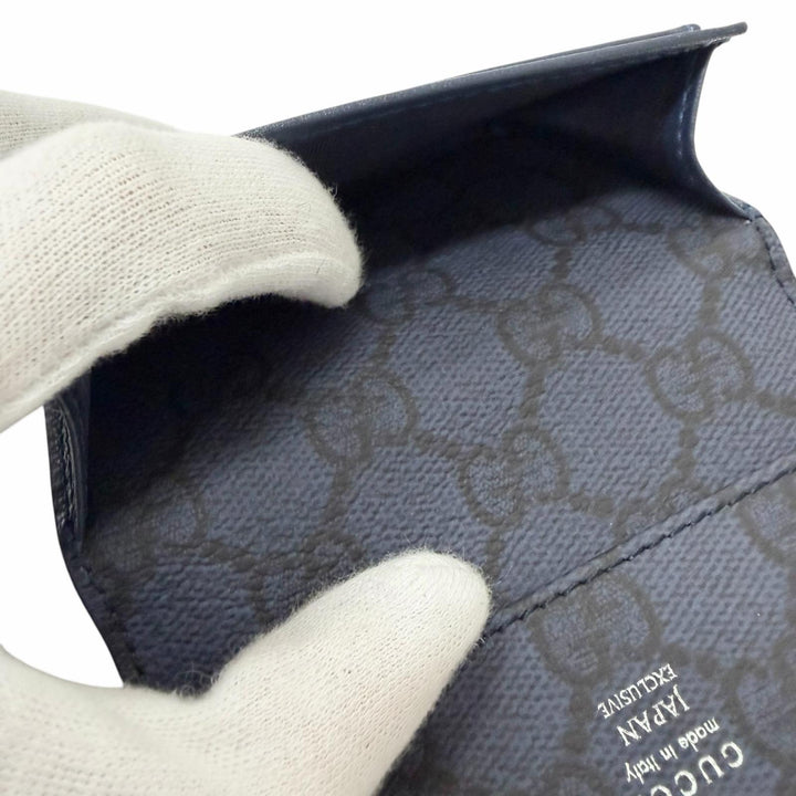 Pristine GUCCI Card Case Japan exclusive: All-over GG logo pattern on the inside
