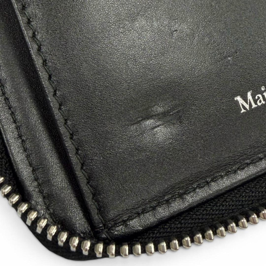 Great Maison Margiela Bifold Wallet black leather mens S55UI0197