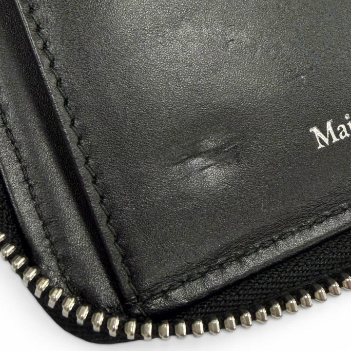 Great Maison Margiela Bifold Wallet black leather mens S55UI0197