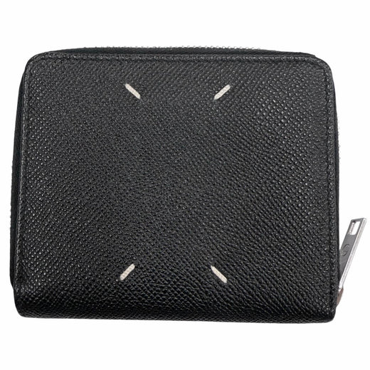 Great Maison Margiela Bifold Wallet black leather mens S55UI0197