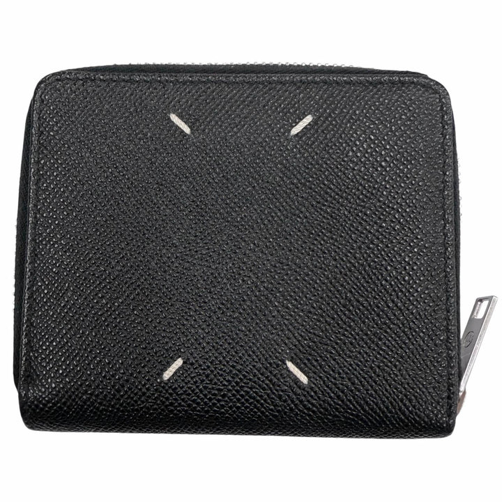 Great Maison Margiela Bifold Wallet black leather mens S55UI0197