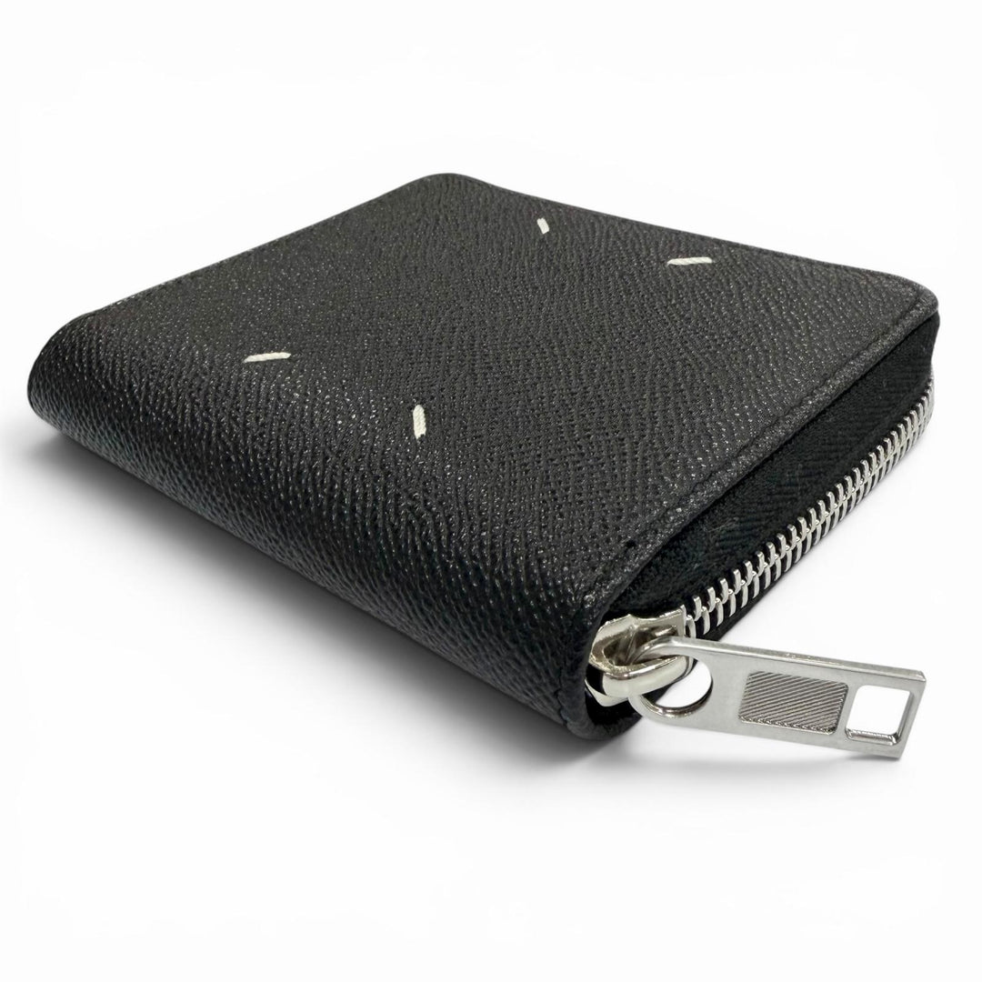 Great Maison Margiela Bifold Wallet black leather mens S55UI0197