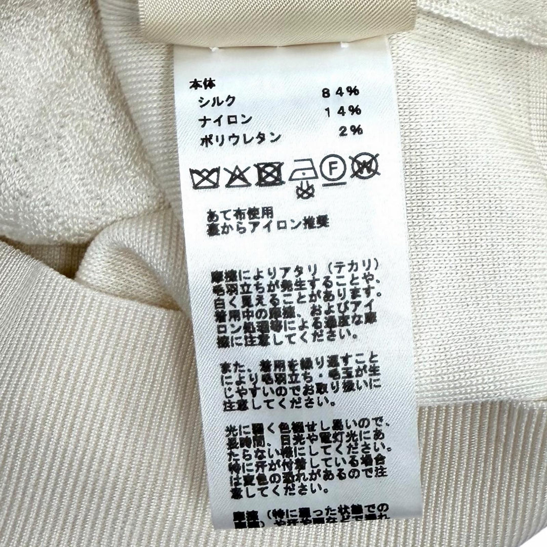 Excellent HERMES tops Coaching Crew Neck Long Sleeve T-Shirt silk 38 5E2657DD