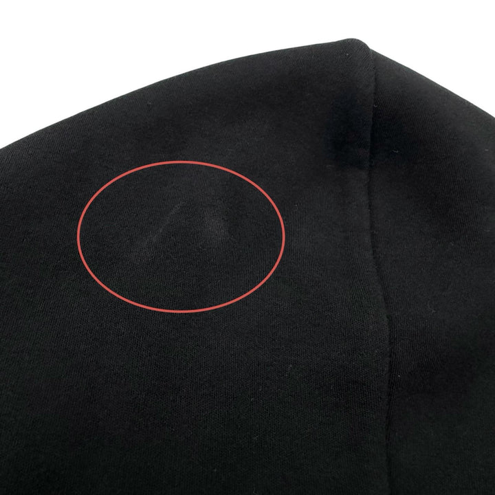 Great LOUIS VUITTON hoodie Embroidered Zip Jersey Hoodie black cotton mens M