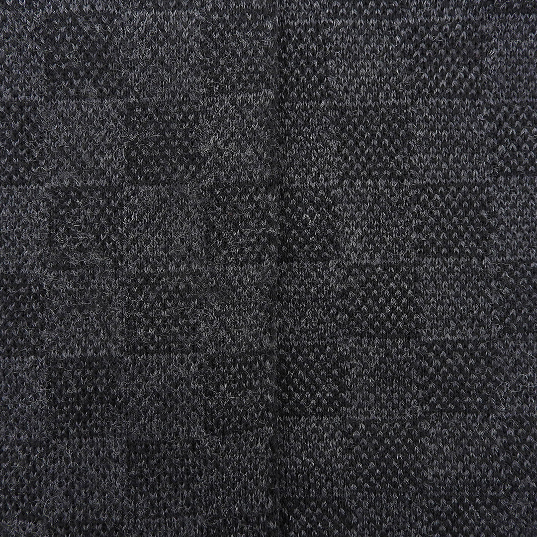 Excellent LOUIS VUITTON Scarf Escalp Petit Damier Graphite wool mens M70028