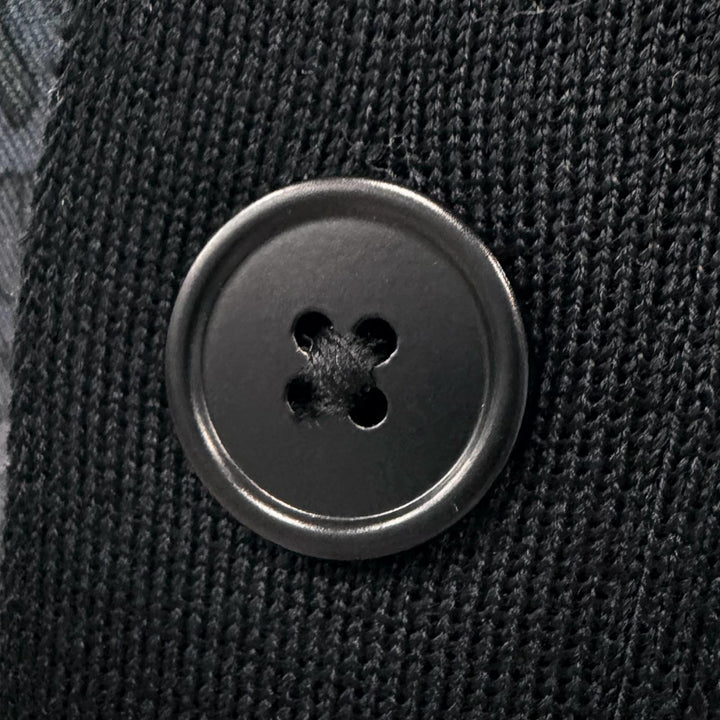 Great HERMES cardigan black silk mens M