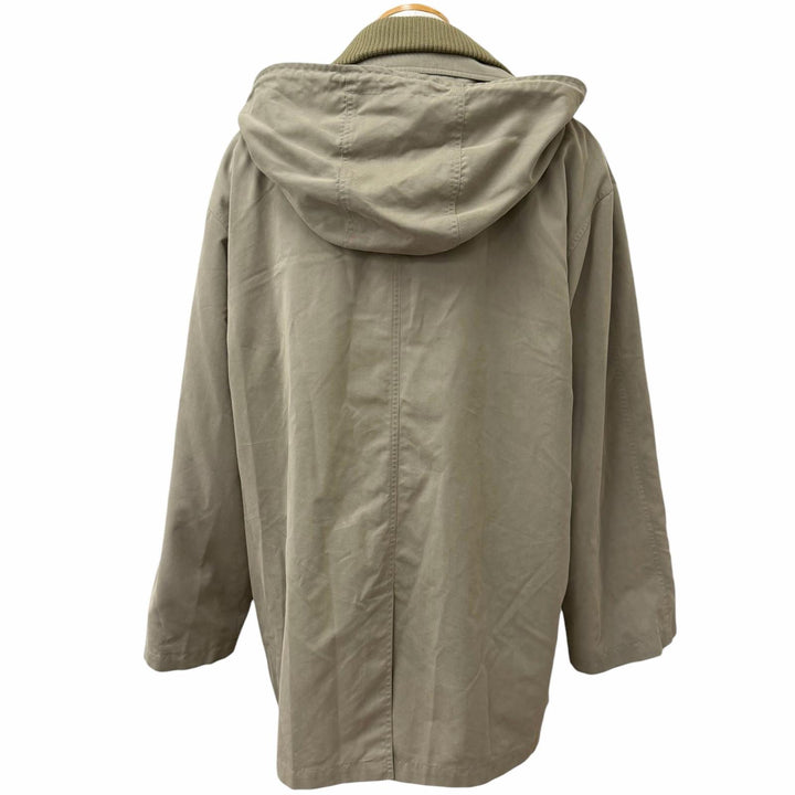 Excellent Salvatore Ferragamo coat Wool-lined 3-way hooded half jacket