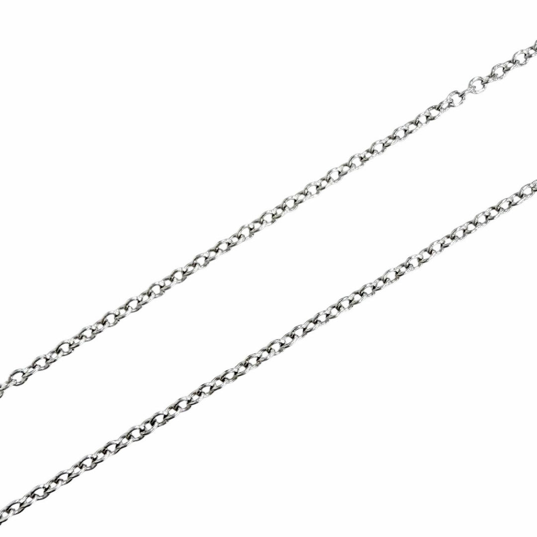 Great TIFFANY&Co. Necklace By the yard 1P Diamond Necklace around 0.18ct