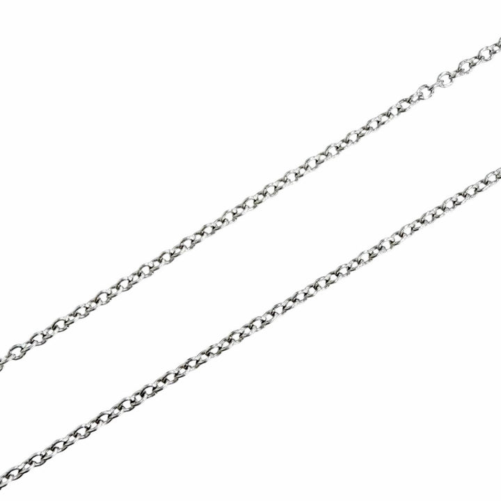 Great TIFFANY&Co. Necklace By the yard 1P Diamond Necklace around 0.18ct