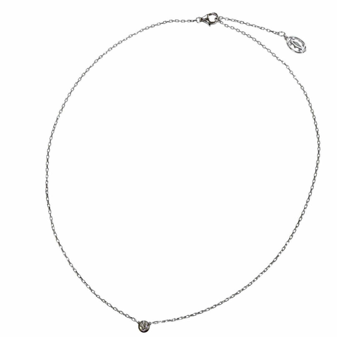 Great Cartier Necklace Amour SM Diamond Necklace White gold 750 Women DDX971