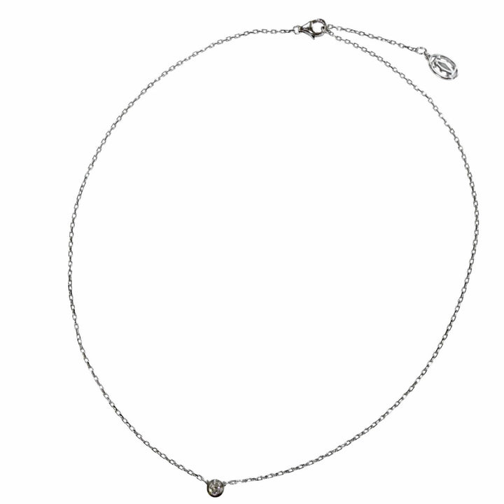 Great Cartier Necklace Amour SM Diamond Necklace White gold 750 Women DDX971