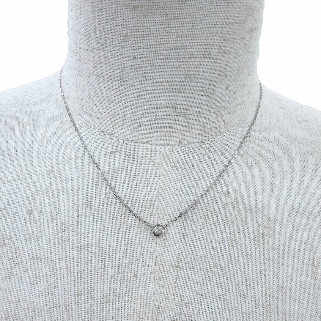 Great Cartier Necklace Amour SM Diamond Necklace White gold 750 Women DDX971