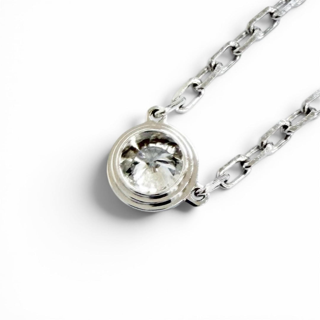 Great Cartier Necklace Amour SM Diamond Necklace White gold 750 Women SIS607