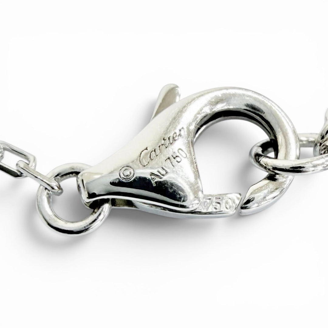 Great Cartier Necklace Amour SM Diamond Necklace White gold 750 Women SIS607