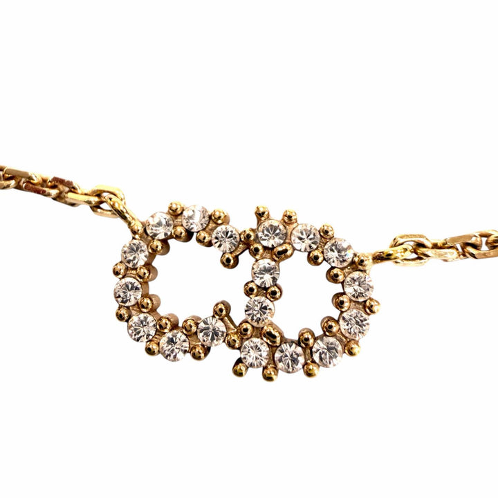 Excellent Christian Dior Clair D Lune Necklace Claire D Lune Rhinestone Pearl