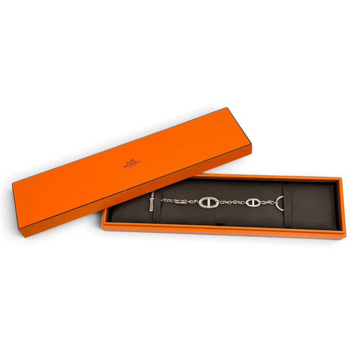 Great HERMES bracelet Farandole ChÃ©ne Dunkel Silver AG925 Women