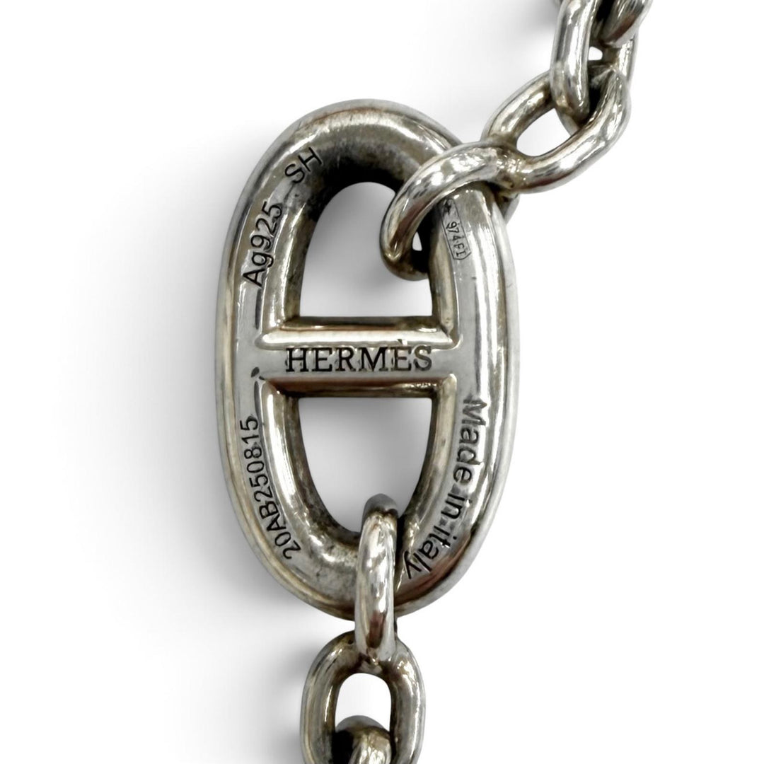 Great HERMES bracelet Farandole ChÃ©ne Dunkel Silver AG925 Women