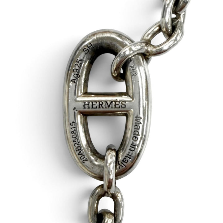 Great HERMES bracelet Farandole ChÃ©ne Dunkel Silver AG925 Women