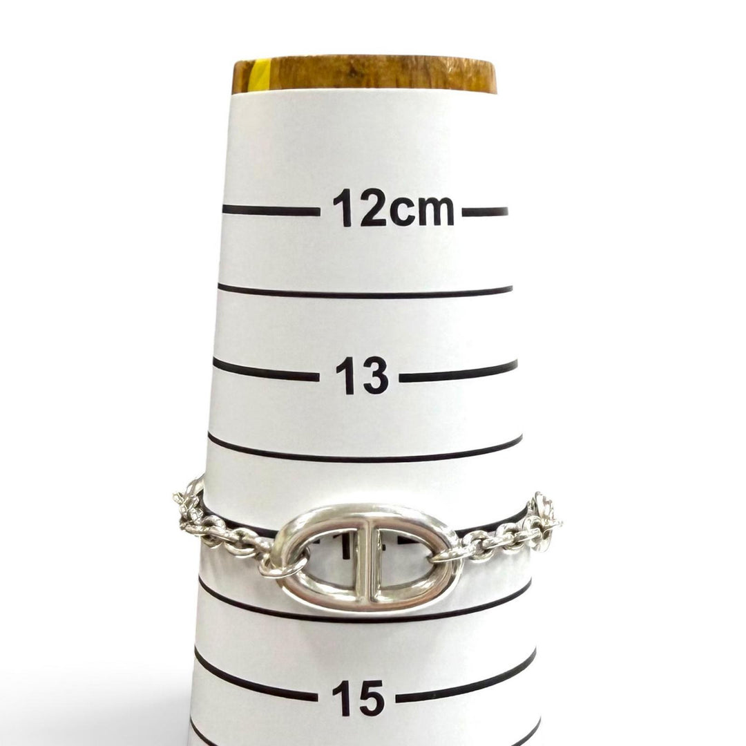 Great HERMES bracelet Farandole ChÃ©ne Dunkel Silver AG925 Women