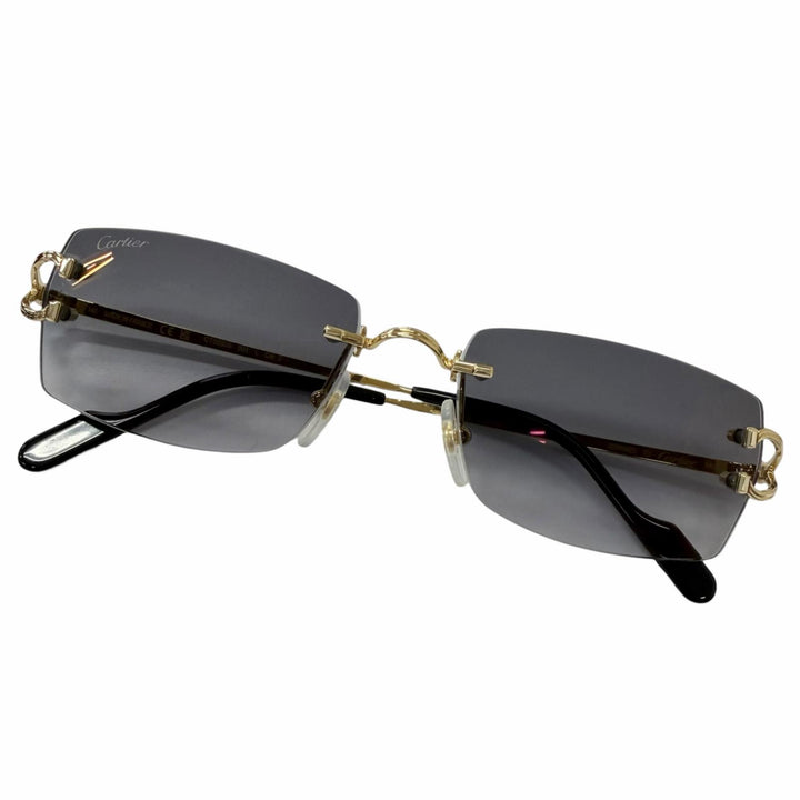 Excellent Cartier sunglasses Decor C de Cartier Square frame rimless gold