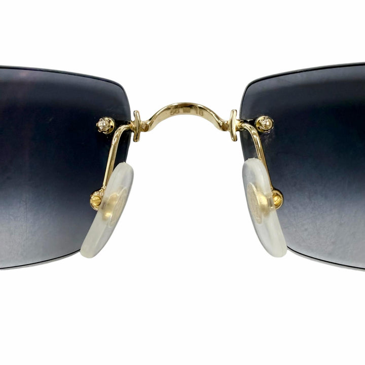Excellent Cartier sunglasses Decor C de Cartier Square frame rimless gold