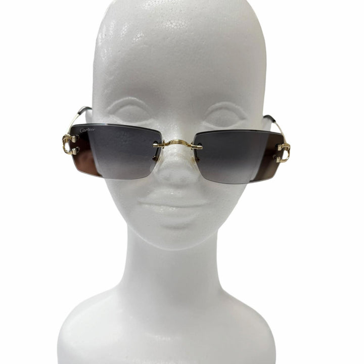 Excellent Cartier sunglasses Decor C de Cartier Square frame rimless gold