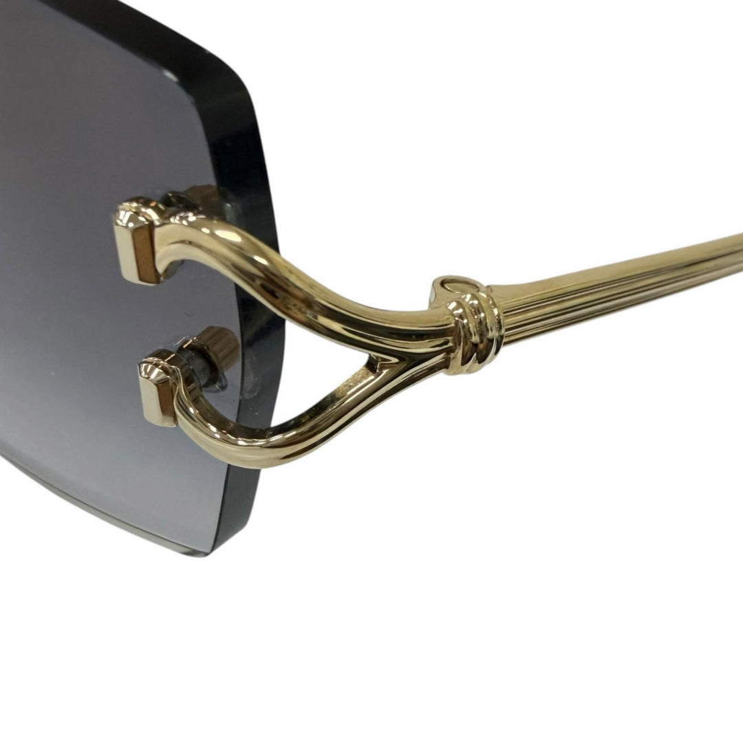 Excellent Cartier sunglasses Decor C de Cartier Square frame rimless gold