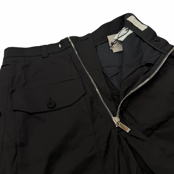 Pristine DIOR Pants short black cotton mens 46 183C135A3866