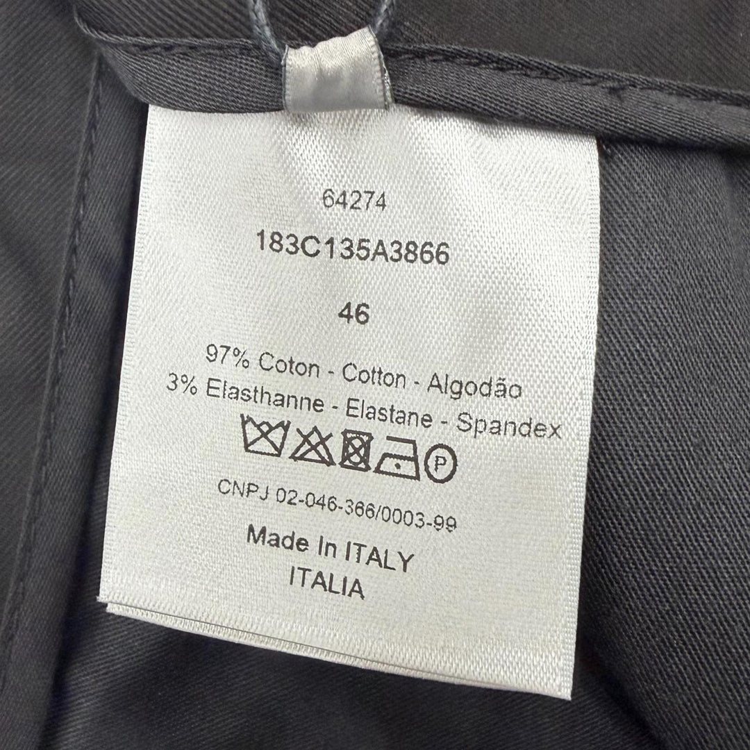 Pristine DIOR Pants short black cotton mens 46 183C135A3866