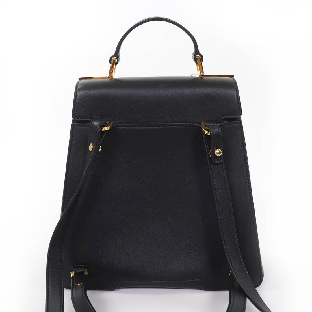 Excellent MARNI Handbag Trancaloo 2-Way Mini Backpack black leather ZAMP0018U0