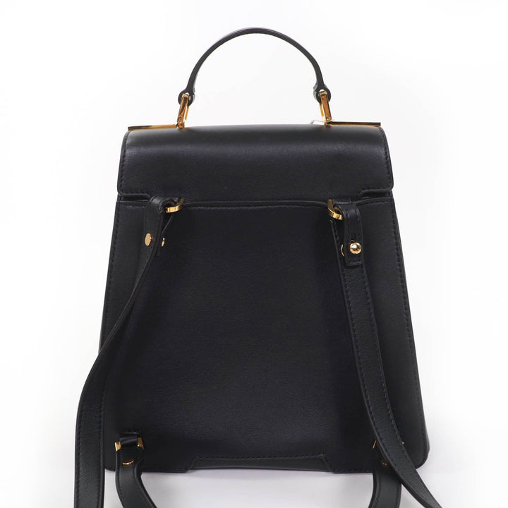 Excellent MARNI Handbag Trancaloo 2-Way Mini Backpack black leather ZAMP0018U0