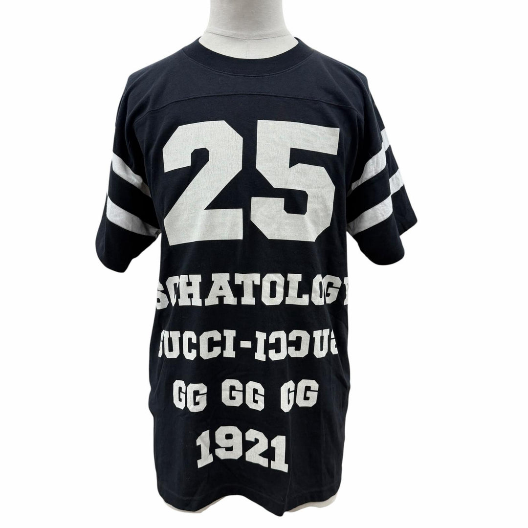Great GUCCI Short sleeve T-shirt black cotton mens XXS 660744